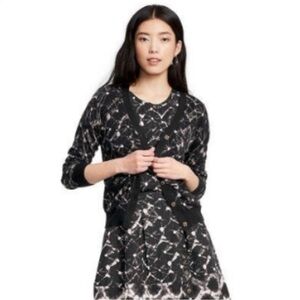 ⭐️Thakoon x Target 20th Anniversary Collection Black Grey 100% Cotton cardigan L